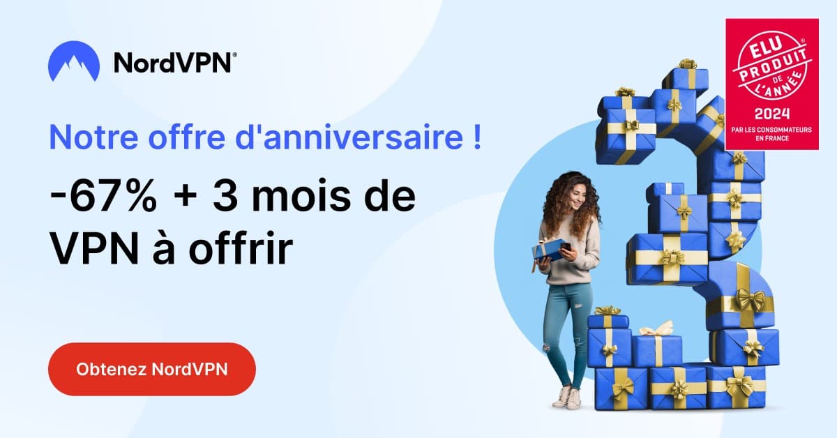 NordVPN voit les choses en grand pour son anniversaire avec une super promo et un cadeau bonus