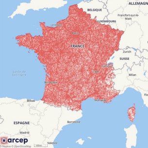 Mobile : l’Arcep met à jour sa carte de couverture par opérateur