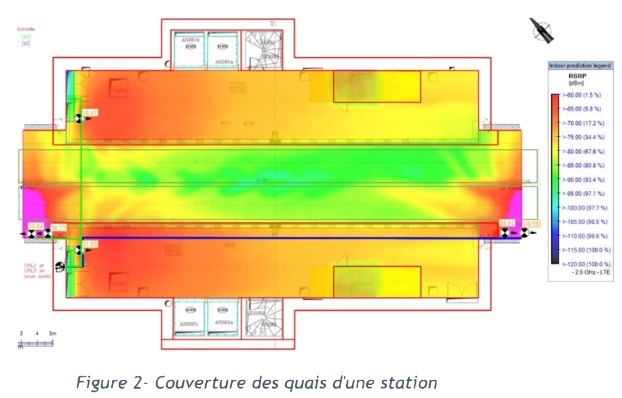 Métro de Rennes : Couverture 4G