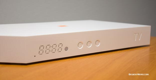 Face avant du décodeur Orange Sagem UHD 86