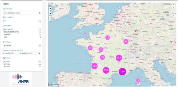 Free : Déploiement 4G sur la bande 700 MHz en janvier 2019, selon l'ANFR