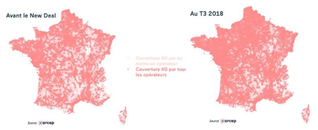 déploiement de la 4G en 2018