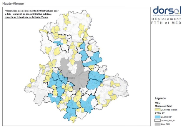 Fibre optique en Haute-Vienne : réseau d'initiative publique