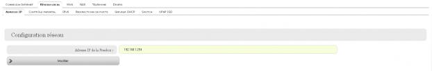 Réseau local : adresse IP