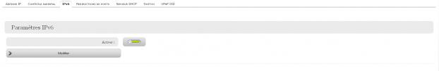 Réseau local : paramètres IPv6