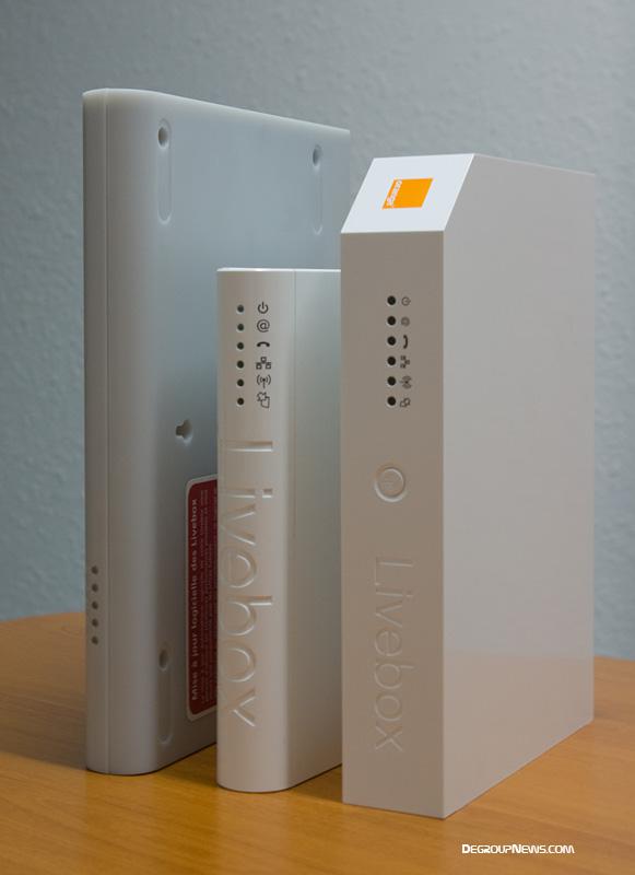 Livebox1, Livebox 1.2 et Livebox 2