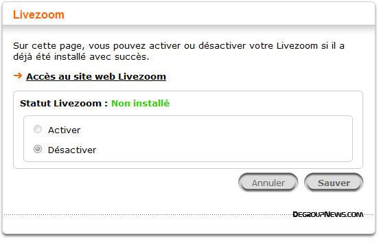 Services : Livezoom