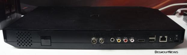 Face arrière du décodeur TV Livebox Play