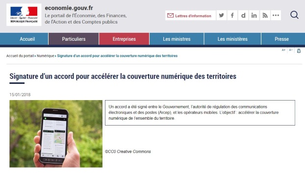 New Deal Mobile : annonce du gouvernement