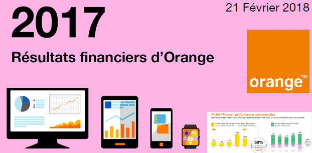 Résultats Orange T4 2017 : accélération notable sur la fibre !